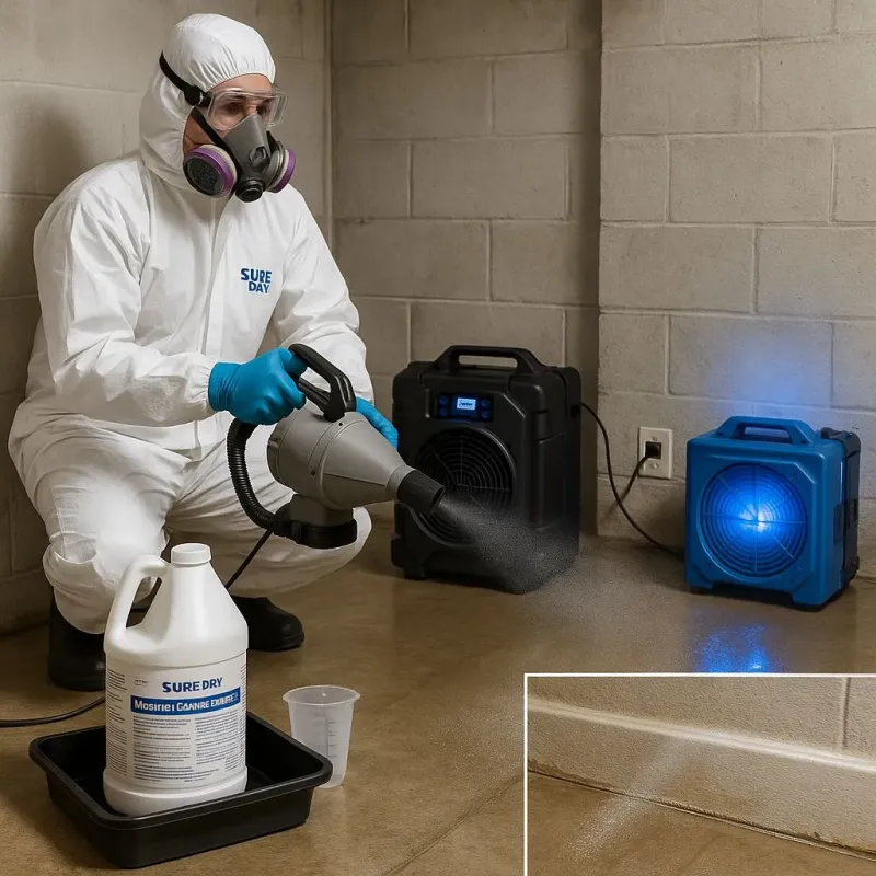 Sanitization and Odor Removal process in Nurillo, TX