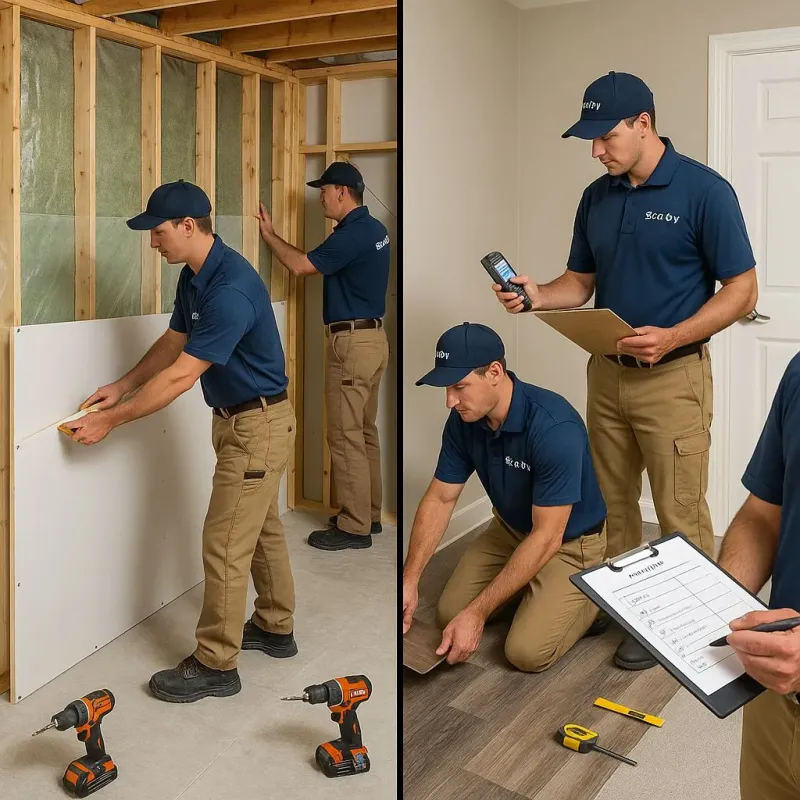 Repairs and Reconstruction process in Nurillo, TX